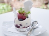 Blueberry Mess – Blueberry Compote, Fresh Blueberries, Fresh Cream, Meringue, Berry Sorbet, Lemon Balm