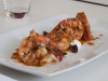 Sautéed Local Prawns with Chilli, Garlic & Goats Cheese