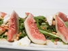 Fresh Figs with Goats Cheese, Pine nuts, Rocket & Honey Glaze