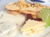 Cheese plate to share: Gorgonzola Dolce, Pyengana Clothbound Cheddar	 and Lingot D’Argental.